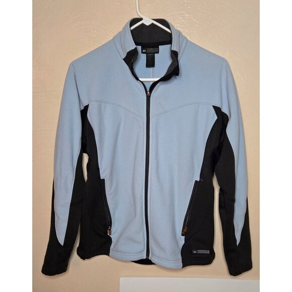 REI Ladies Thermo LT Full Zip Jacket Size Medium Gorpcore Outdoor Warmth - Picture 1 of 4